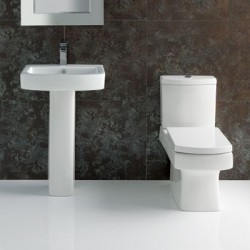 Embrace Square Toilet and Sink Suite